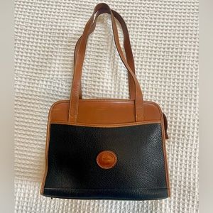 Dooney & Bourke Vintage All Weather Black Tan Bag